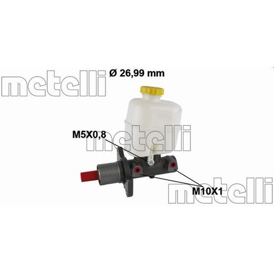 05-0866 - Brake Master Cylinder 