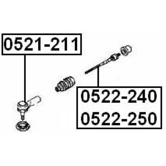 0521-211 - Tie rod end 