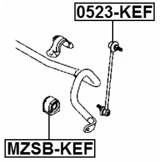 0523-KEF - Stabilisaator, Stabilisaator 