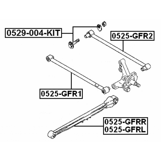 0525-GFRL - Track Control Arm 