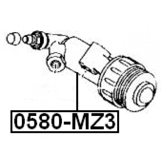 0580-MZ3 - Slave Cylinder, clutch 