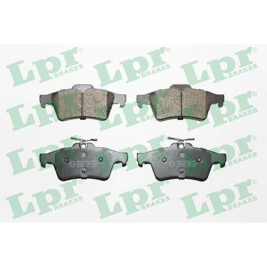 05P1637 - Brake Pad Set, disc brake 