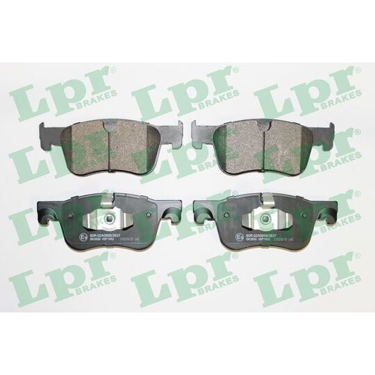 05P1852 - Brake Pad Set, disc brake 