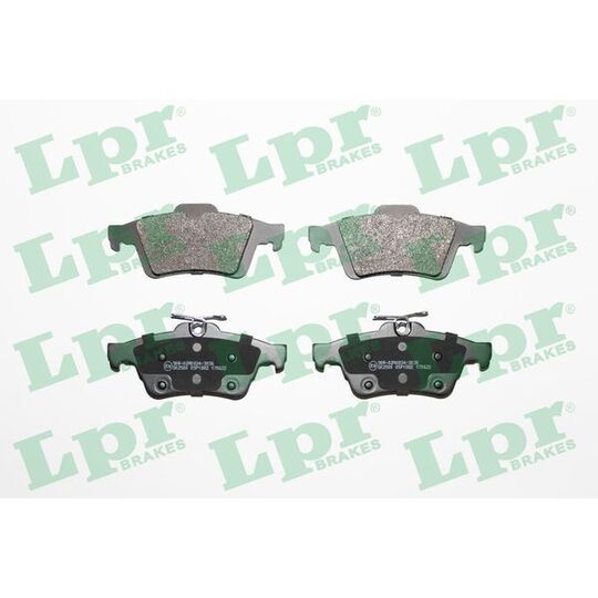 05P1882 - Brake Pad Set, disc brake 