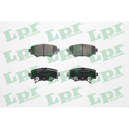 05P1918 - Brake Pad Set, disc brake 