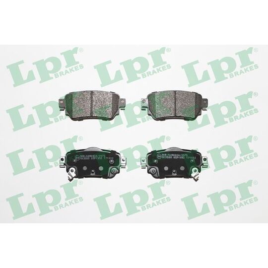 05P1992 - Brake Pad Set, disc brake 