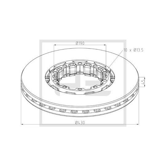 066.254-10A - Brake Disc 