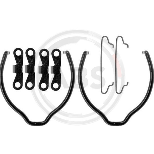 0721Q - Accessory Kit, parking brake shoes 