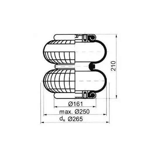 084.127-11A - Boot, air suspension 