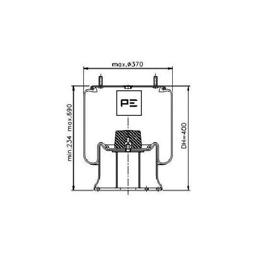 084.287-71A - Boot, air suspension 