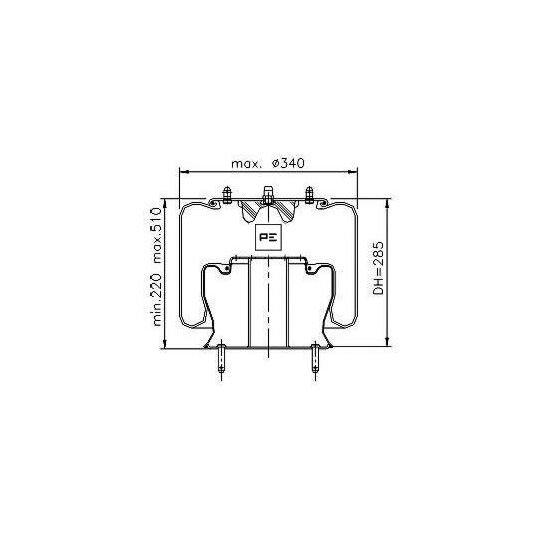 084.297-71A - Boot, air suspension 