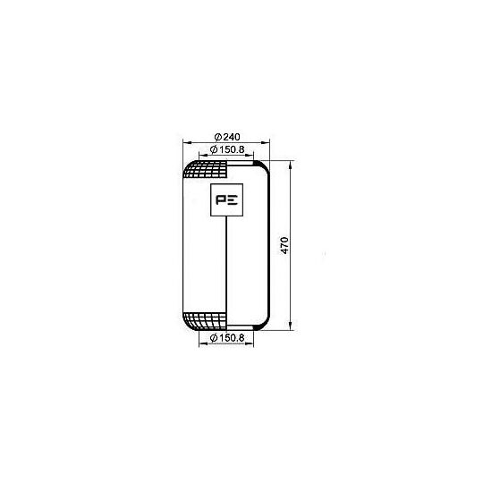 084.302-71A - Boot, air suspension 