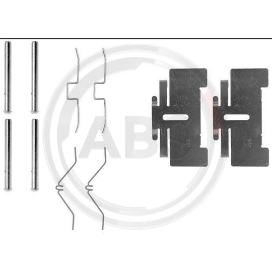 0974Q - Accessory Kit, disc brake pad 