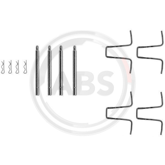 0976Q - Tillbehörssats, skivbromsbelägg 