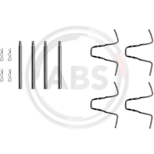 1005Q - Tillbehörssats, skivbromsbelägg 