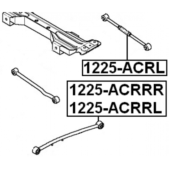 1225-ACRRR - Track Control Arm 