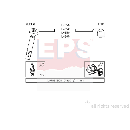 1.499.106 - Ignition Cable Kit 