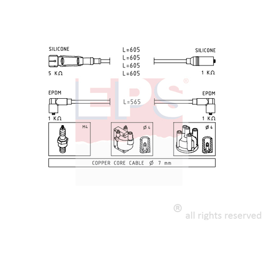 1.500.725 - Ignition Cable Kit 