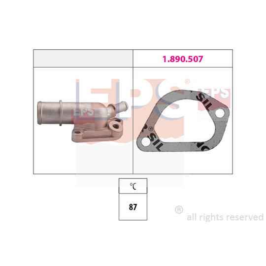 1.880.159 - Thermostat, coolant 