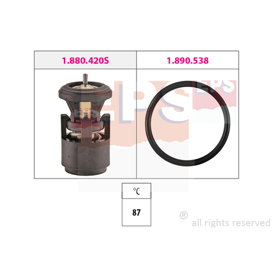 1.880.420 - Termostaatti, jäähdytysneste 
