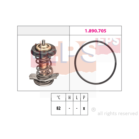 1.880.842 - Thermostat, coolant 