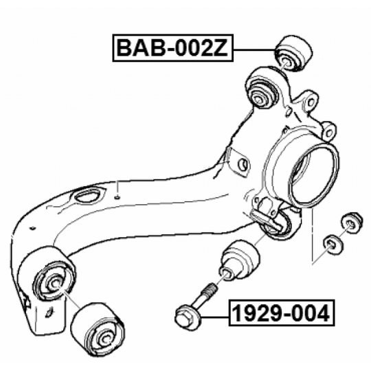 1929-004 - Camber Correction Screw 