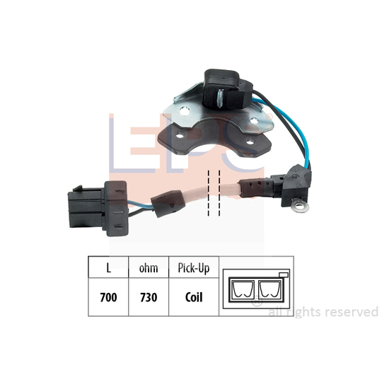 1.930.161/1 - Sensor, ignition pulse 