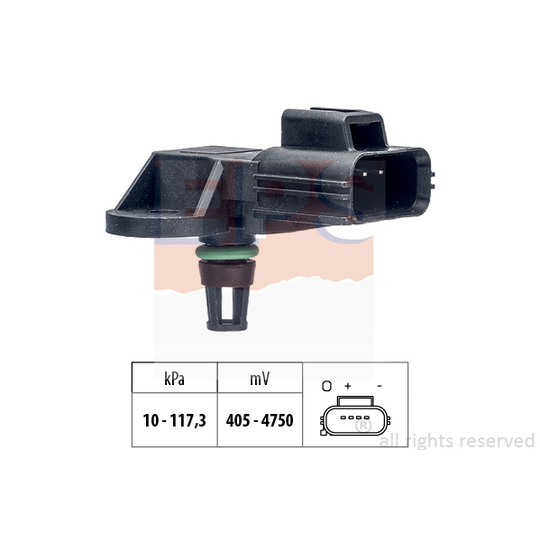 1.993.151 - Air Pressure Sensor, height adaptation 