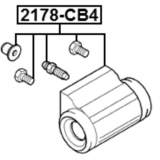 2178-CB4 - Wheel Brake Cylinder 