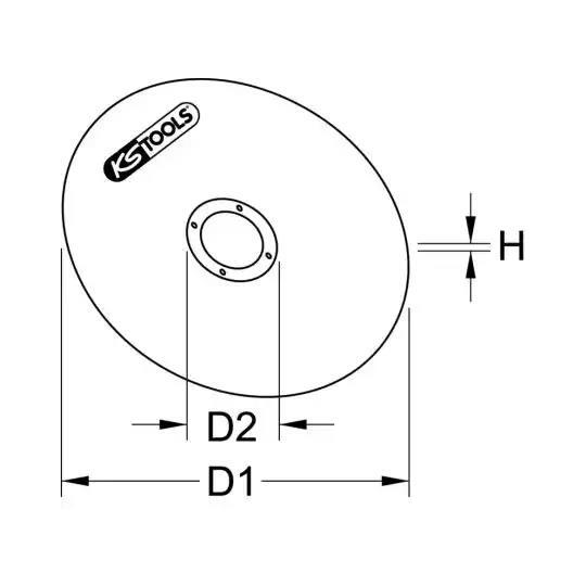 337.2055 - Grinding Disc, angle grinder 