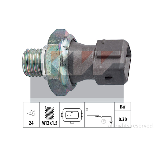 500 071 - Oil Pressure Switch 