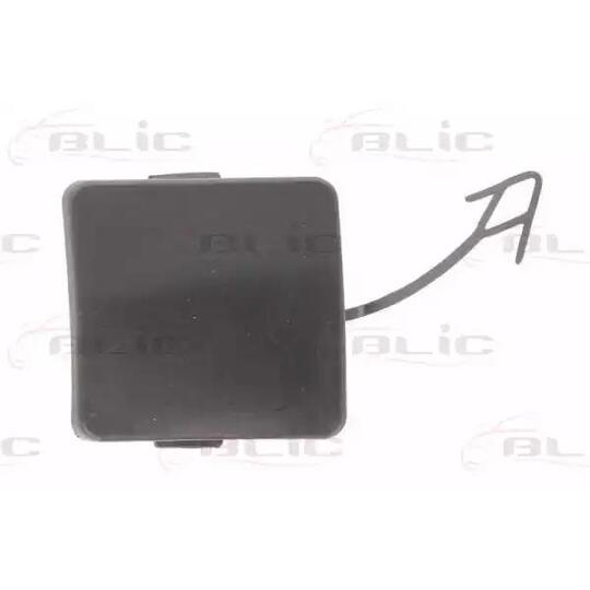 5513-00-2050920P - Bumper Cover, towing device 