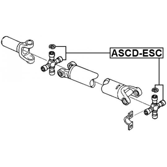 ASCD-ESC - Liigend, pikivõll 