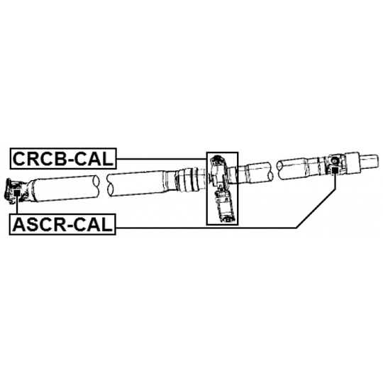 ASCR-CAL - Led, kardanaxel 