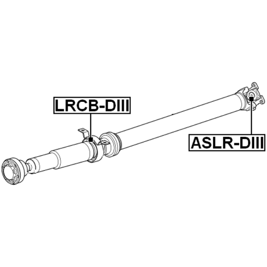 ASLR-DIII - Joint, propshaft 