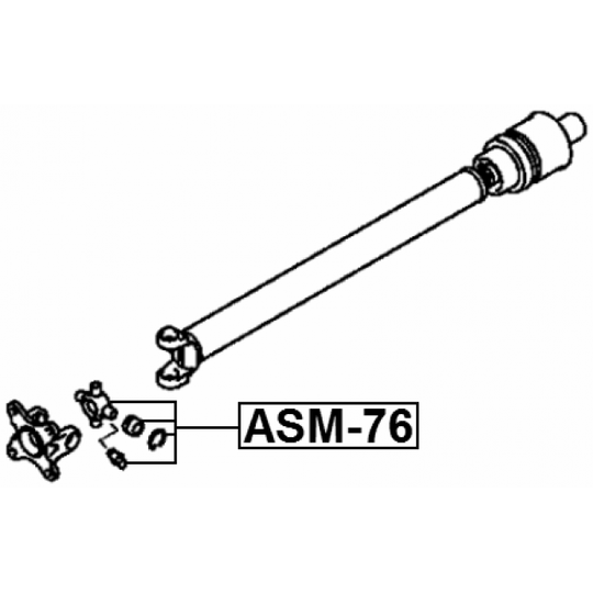 ASM-76 - Nivel, pitkittäisakseli 