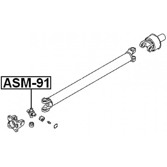 ASM-91 - Nivel, pitkittäisakseli 