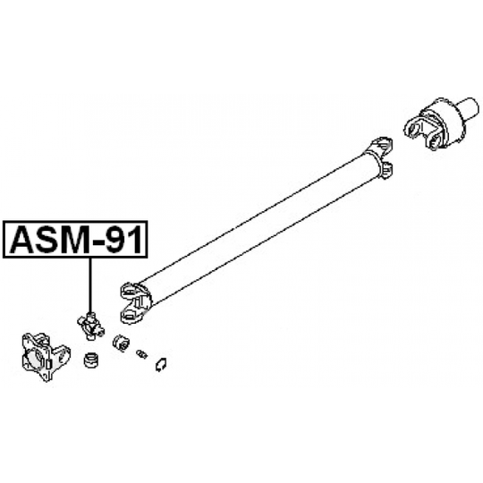 ASM-91 - Joint, propshaft 