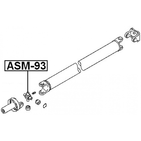 ASM-93 - Joint, propshaft 