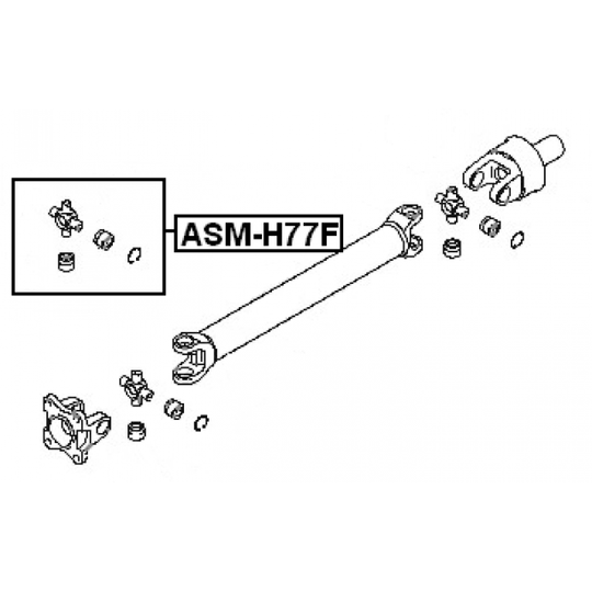 ASM-H77F - Joint, propshaft 