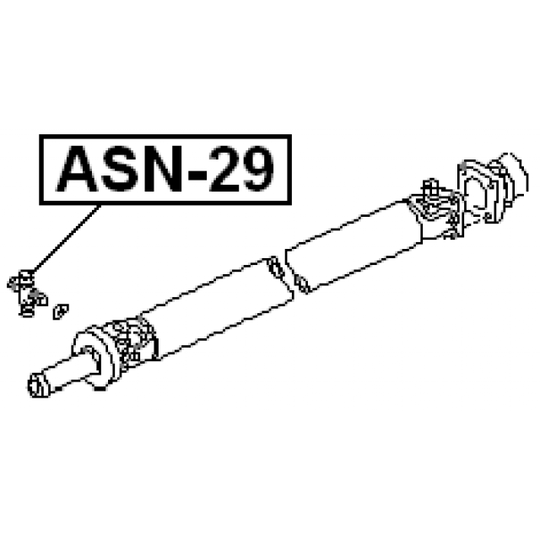 ASN-29 - Joint, propshaft 