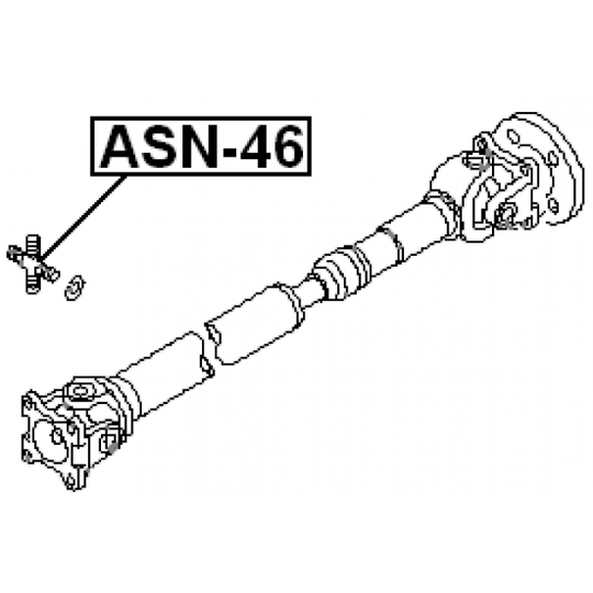 ASN-46 - Nivel, pitkittäisakseli 