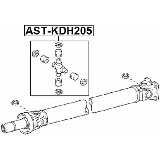 AST-KDH205 - Liigend, pikivõll 