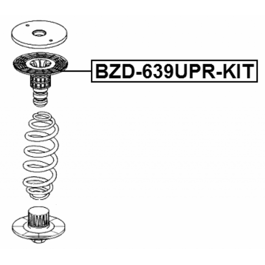 BZD-639UPR-KIT - Shock Absorber 