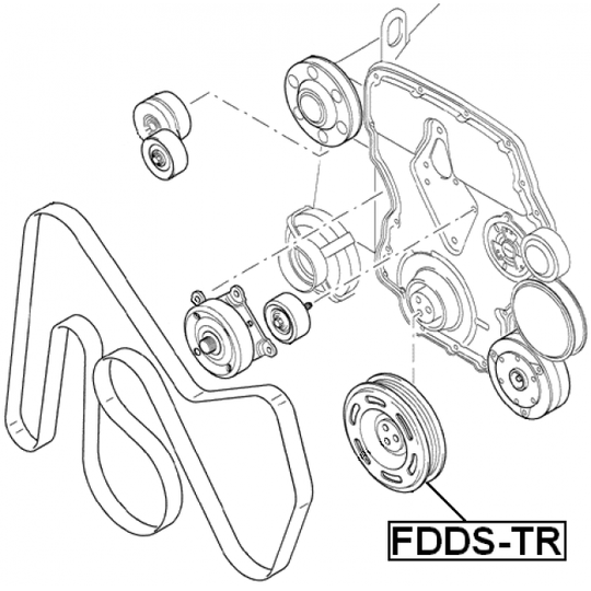 FDDS-TR - Belt Pulley, crankshaft 