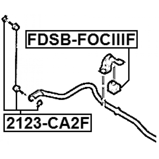 FDSB-FOCIIIF - Stabiliser Mounting 