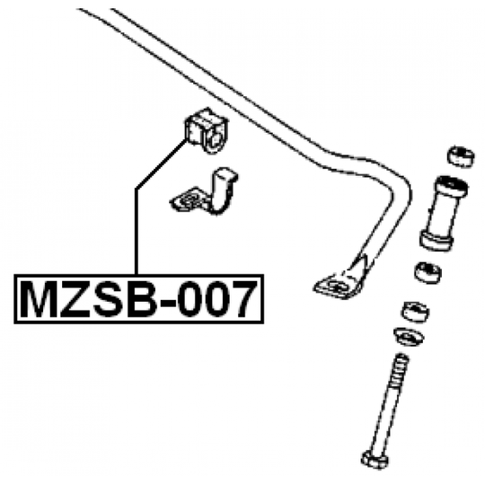 MZSB-007 - Stabiliser Mounting 