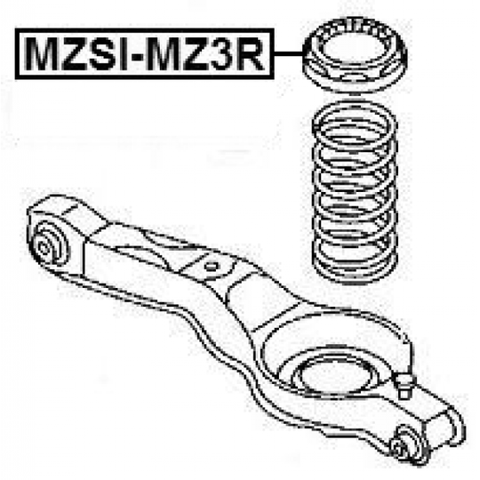 MZSI-MZ3R - Spring Cap 