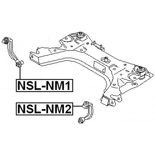 NSL-NM1 - Länk, krängningshämmare 