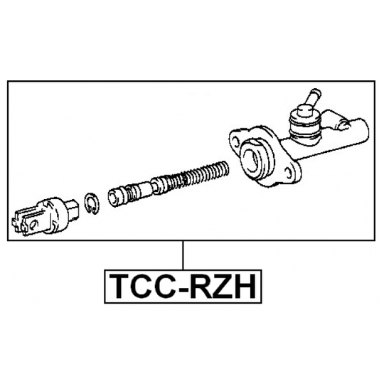 TCC-RZH - Pääsylinteri, kytkin 